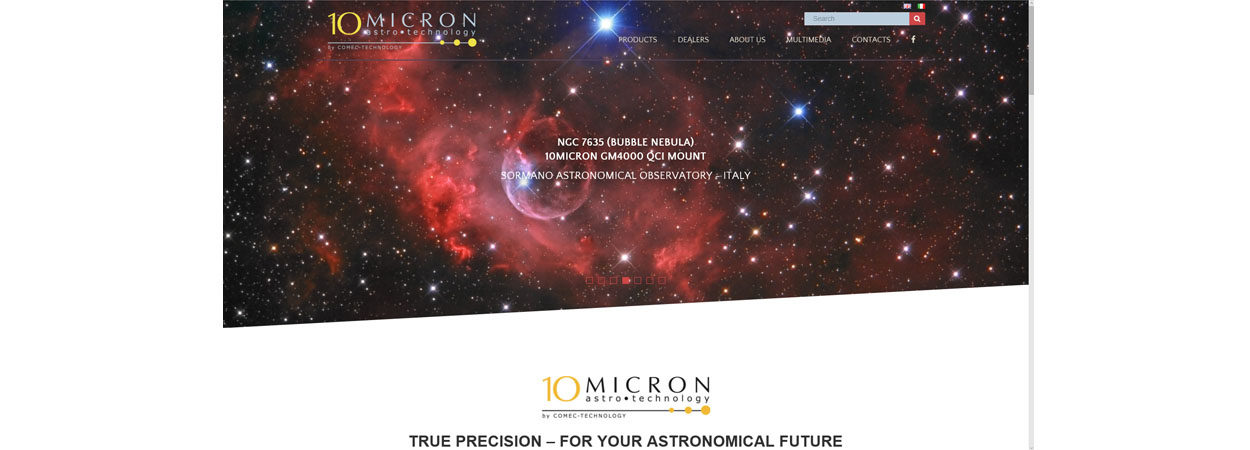 Nuovo sito web 10Micron